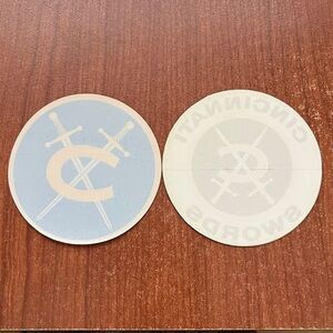 1970s Cincinnati Swords hockey stickers